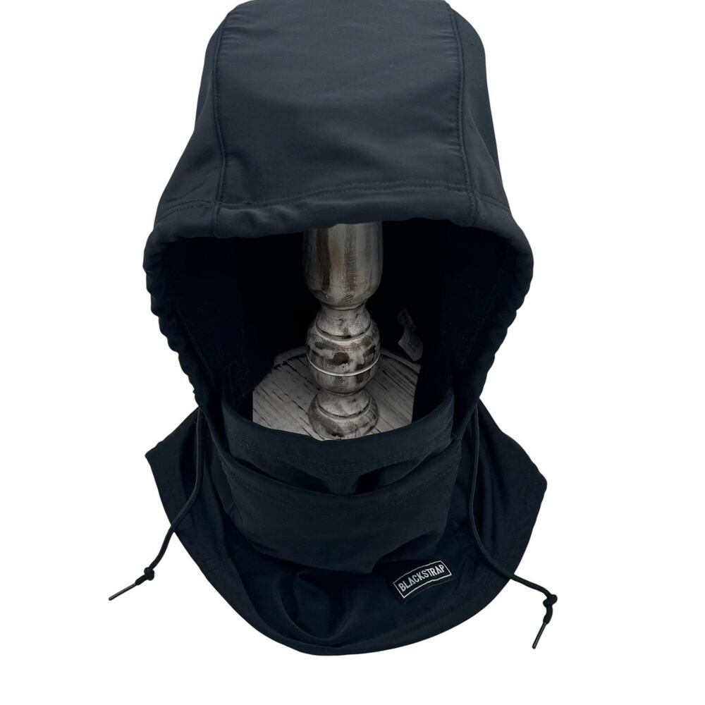 BlackStrap Hood Balaclava Adults One Size Solid Black Face Mask Head Neck Cover